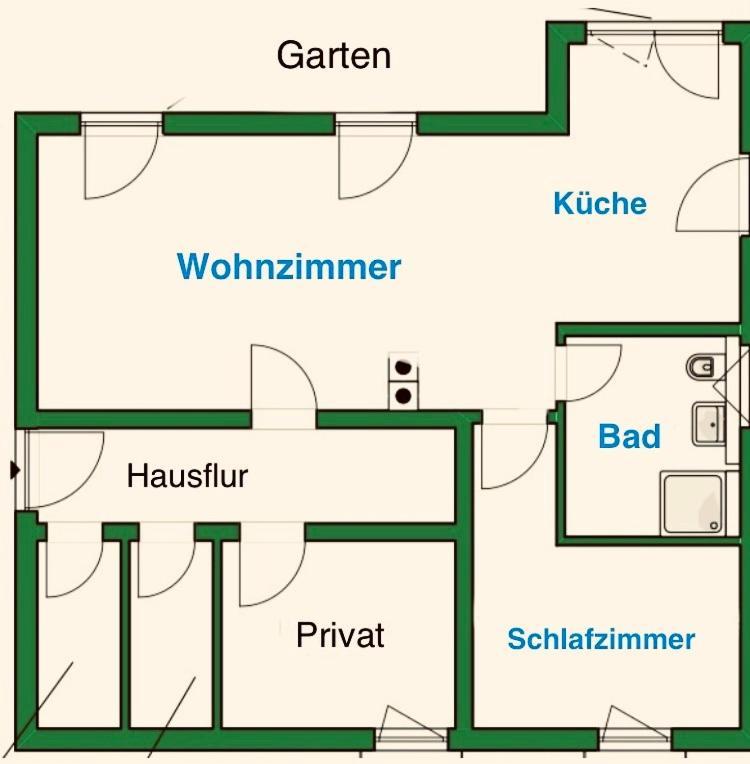 Ferienwohnung Green Garden Berlin Luaran gambar